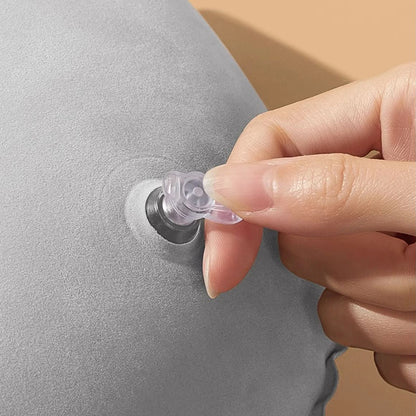 U-Shaped Inflatable Travel Pillow Portable Air Neck Support Cushion Comfortable Sleeping Press to inflate pillow neck pillow