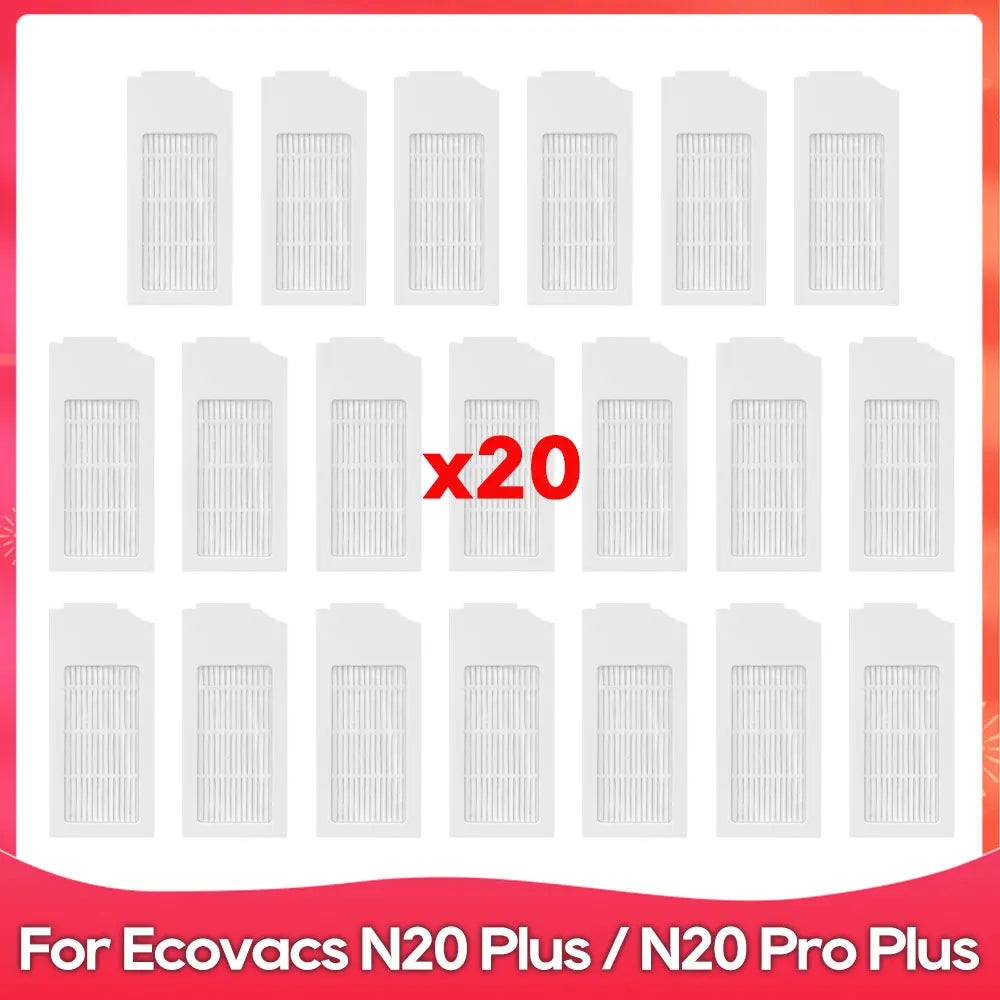 Fit for ( Ecovacs N20 / N20 Plus / N20 Pro Plus / N20+ ) Part Accessory Mop Filter Roller Side Brush Robot Vacuum Cleaner Kit