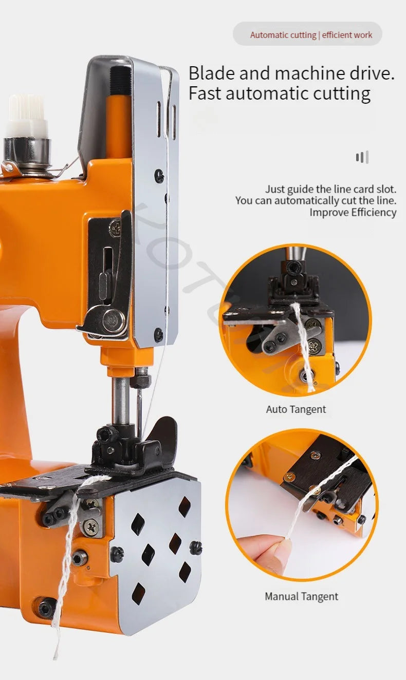 Electric Sewing Machine Portable Automatic Packaging Agriculture Textile Industry Woven Bag  Electric Packaging Machine