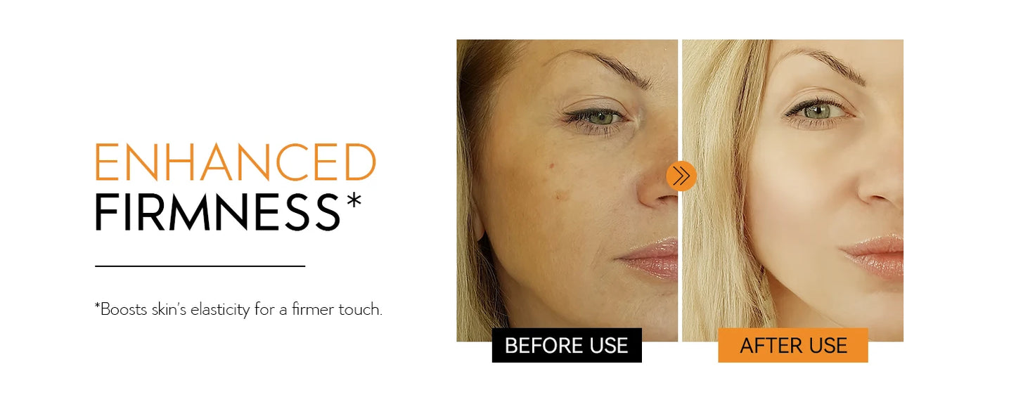 50ml*2pcs Vitamin C Face Serum, Brightens, Hydrates and Reduces Signs of Aging, with Vitamin C, Hyaluronic Acid for Glowing Skin