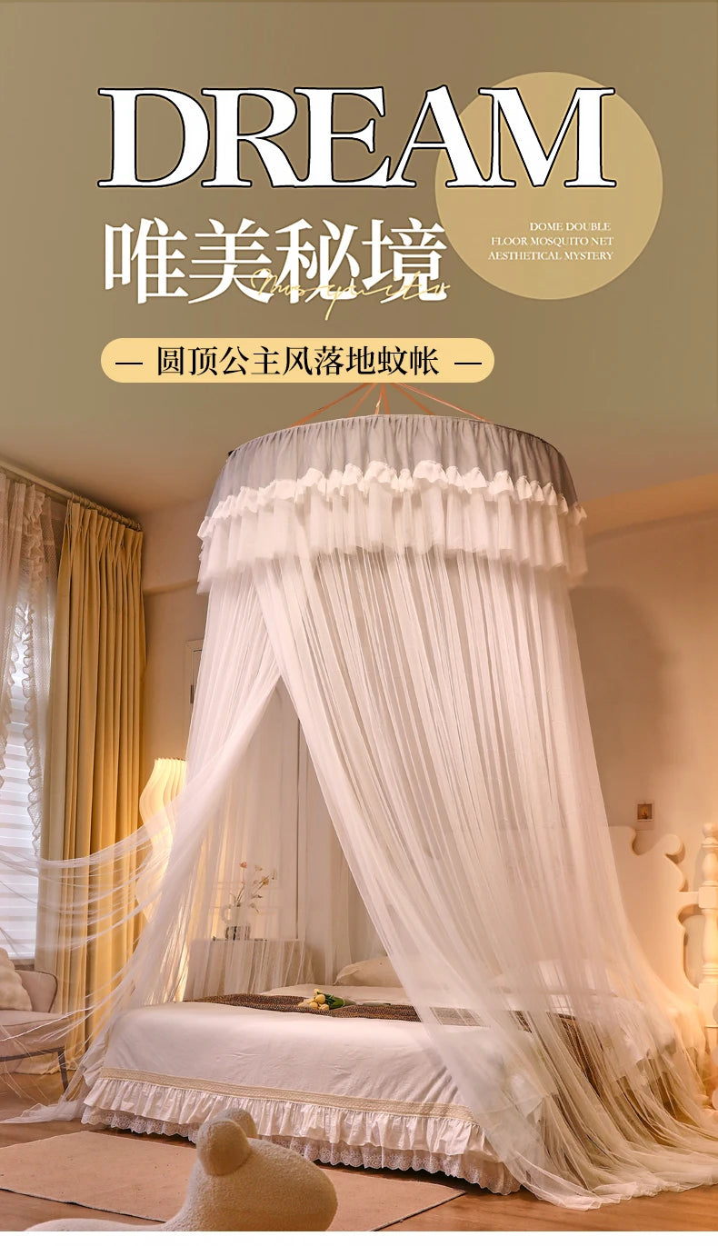 Child Princess bed mosquito net, Dome Bed net Palace Bed Tent Girl bed decoration, child bed and adult bed net
