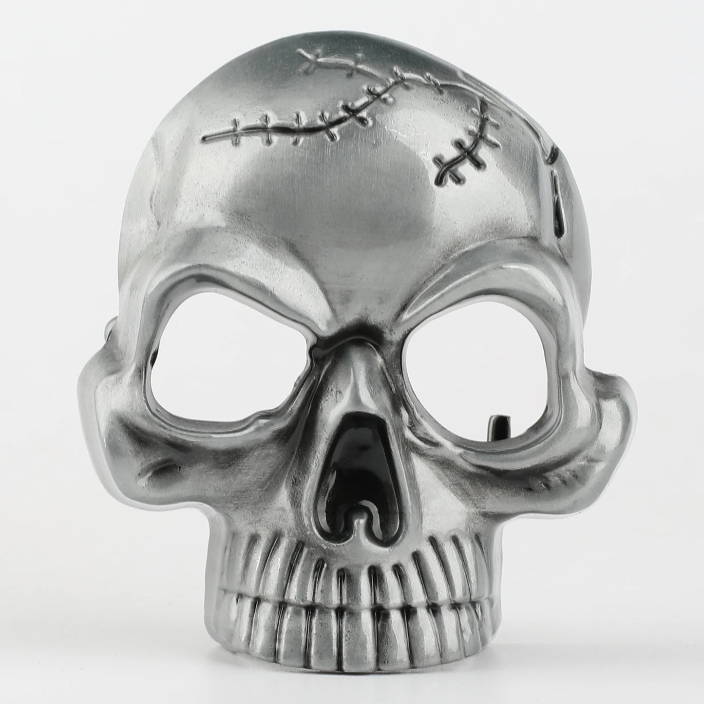 The scalp skull buckle head smooth alloy buckle