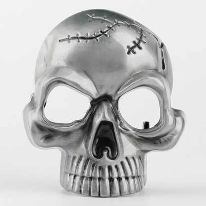 The scalp skull buckle head smooth alloy buckle