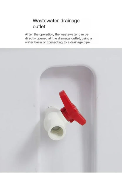 Japanese style convenient cleaning shampoo bed, lightweight shampoo basin, reclining shampoo basin, head spa shampoo basin