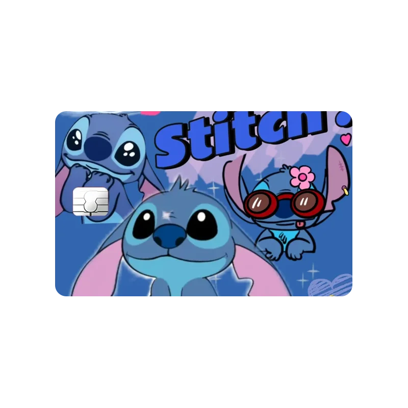 Stitch Card Sticker Kawaii Student Accessories Matte Water Proof Student Study Supplies Stationery Exquisite Patch Birthday Gift