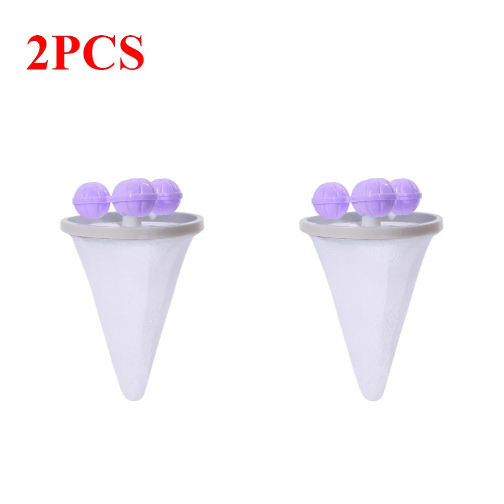 1-10pcs Washing Machine Filter Net Floating Lint Filter Mesh Bag Reusable Pet Hair Catcher Remover Laundry Cleaning Tool