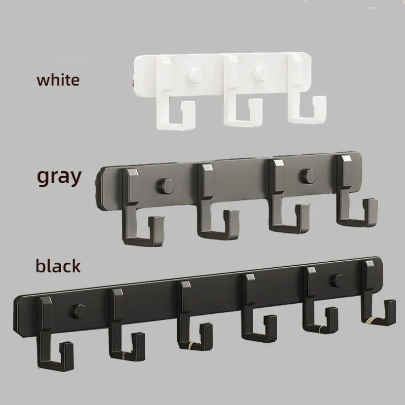 Hooks Over The Door 6 Hooks Clothes Coat Hat Towal Hanger Bathroom Organizer Rack By Hanger Holder Home Kitchen Accessories