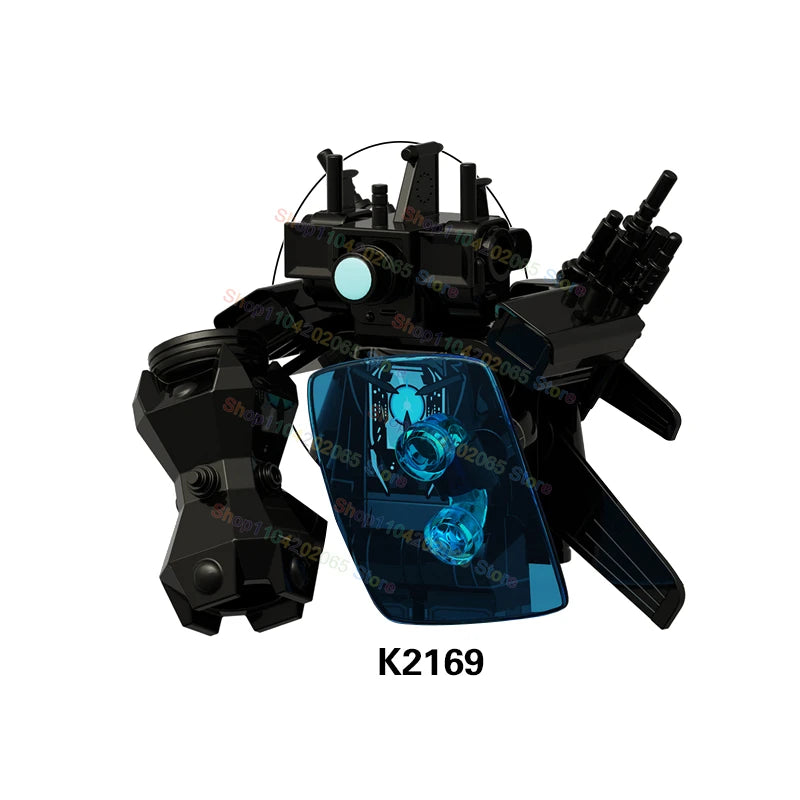 Hot Game Building Blocks Skibidi Toilet Accessories TV Monitor Cameraman Speakman Figures Toys KDL829 KDL826 KDL828