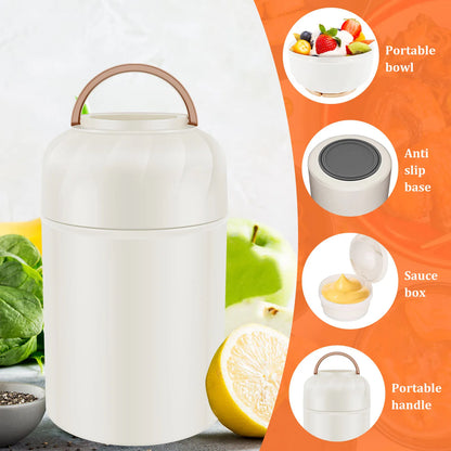 500ml Vacuum Insulated Food Jar Stainless Steel Insulated Food Thermos Leak Proof Thermo Food Jar Insulated Food Container