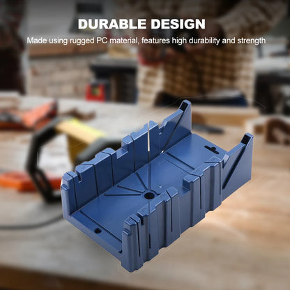 Multifunctional Woodworking Miter Saw Box Miter Saw Holder Saw Storage 45/22.5/90° Plastic Saw Box Medium Miter Saw Cabinet