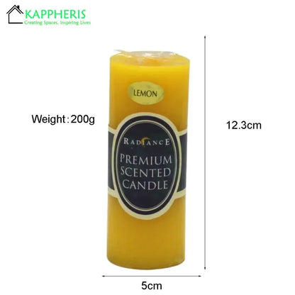 Flameless Pillar Candles Black Red Yellow Scented Candles Large Soy Wax Prayer Church Candles Aromatherapy