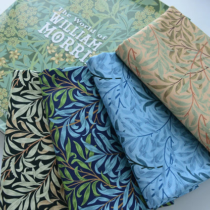 William Morris Fabric Cotton Digital Printing Classic Flower Printed Handmade Crafts Supplies Per Half Meter