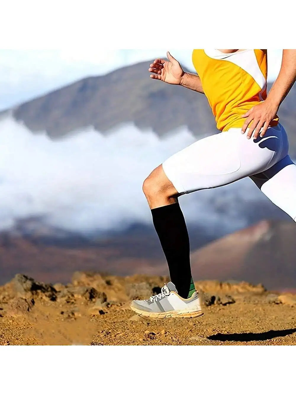 Sports Men Women Nurse Compression Socks 3 Pairs  Women's Calf Stocking Running Calf Elastic Long Compression Socks