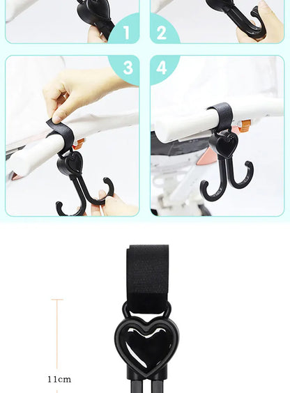 2PCS Stroller Hook Multi Purpose Baby Stroller Hook Multi Purpose Shopping For babyzen yoyo Pram Hook Baby Stroller Accessories