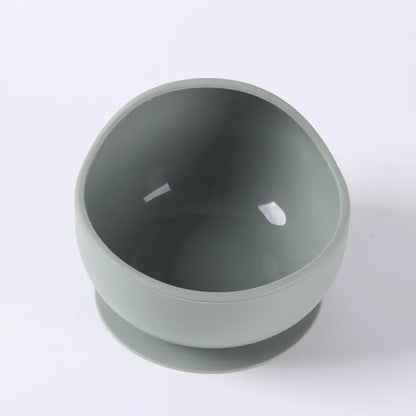 Children Silicone Suction Cup Bowl Feeding Tableware Infant Non-slip Training Learning to Eat Bowl Baby Complementary Bowl