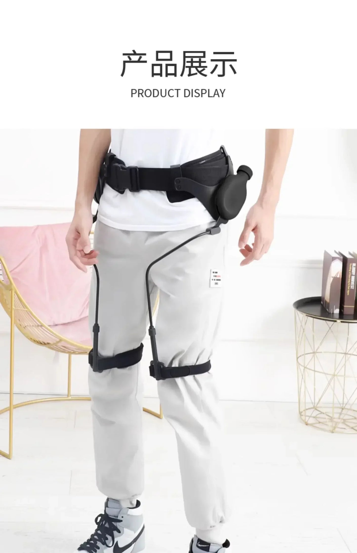 Stroke Hemiplegic Exoskeleton Lower Limb Leg Lift Walker Walking Assistance Elderly Rehabilitation Training Equipment