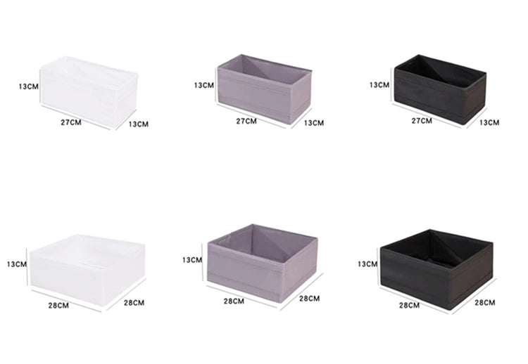 Underwear Organizers Of Cabinets And Drawers Wardrobe Clothes Bra Organizer For Underwear Socks Pants Home Foldable Storage Box