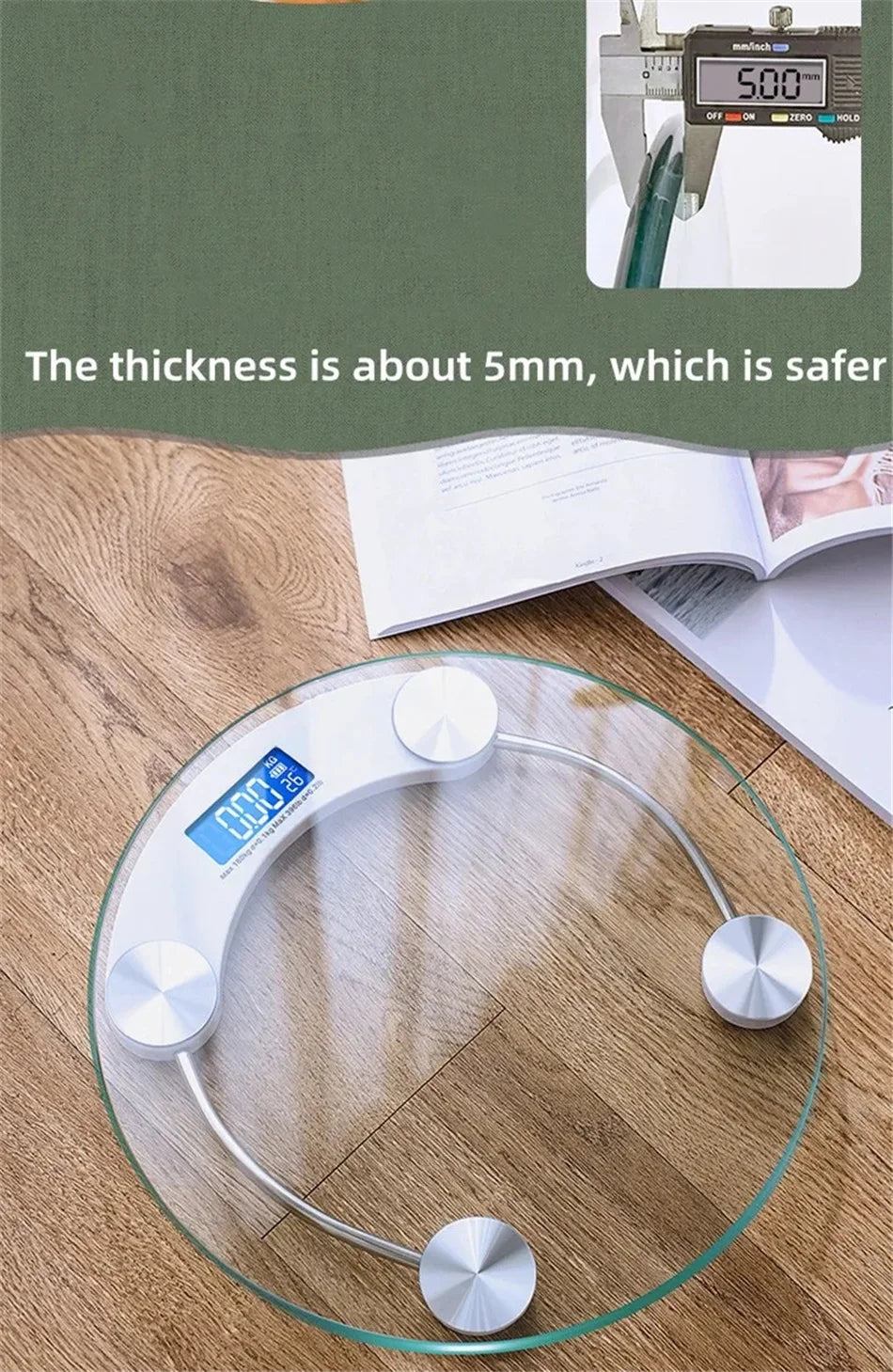 Electronic Weight Scale Household Smart Electronic Scale Glass Scale Into Human Scale Weighting Digital Bathroom Scales