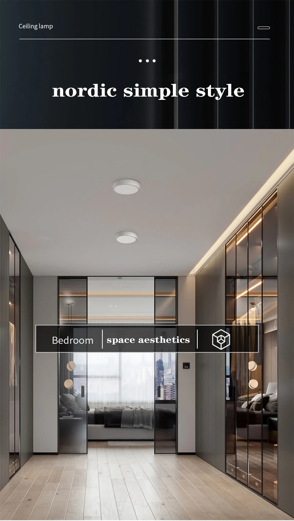 LED Ceiling Light 5W 10W 15W 18W 24W Surface Mounted Downlight Ceiling Lamp for Living Room Kitchen 220V Spotlight Panel Lights