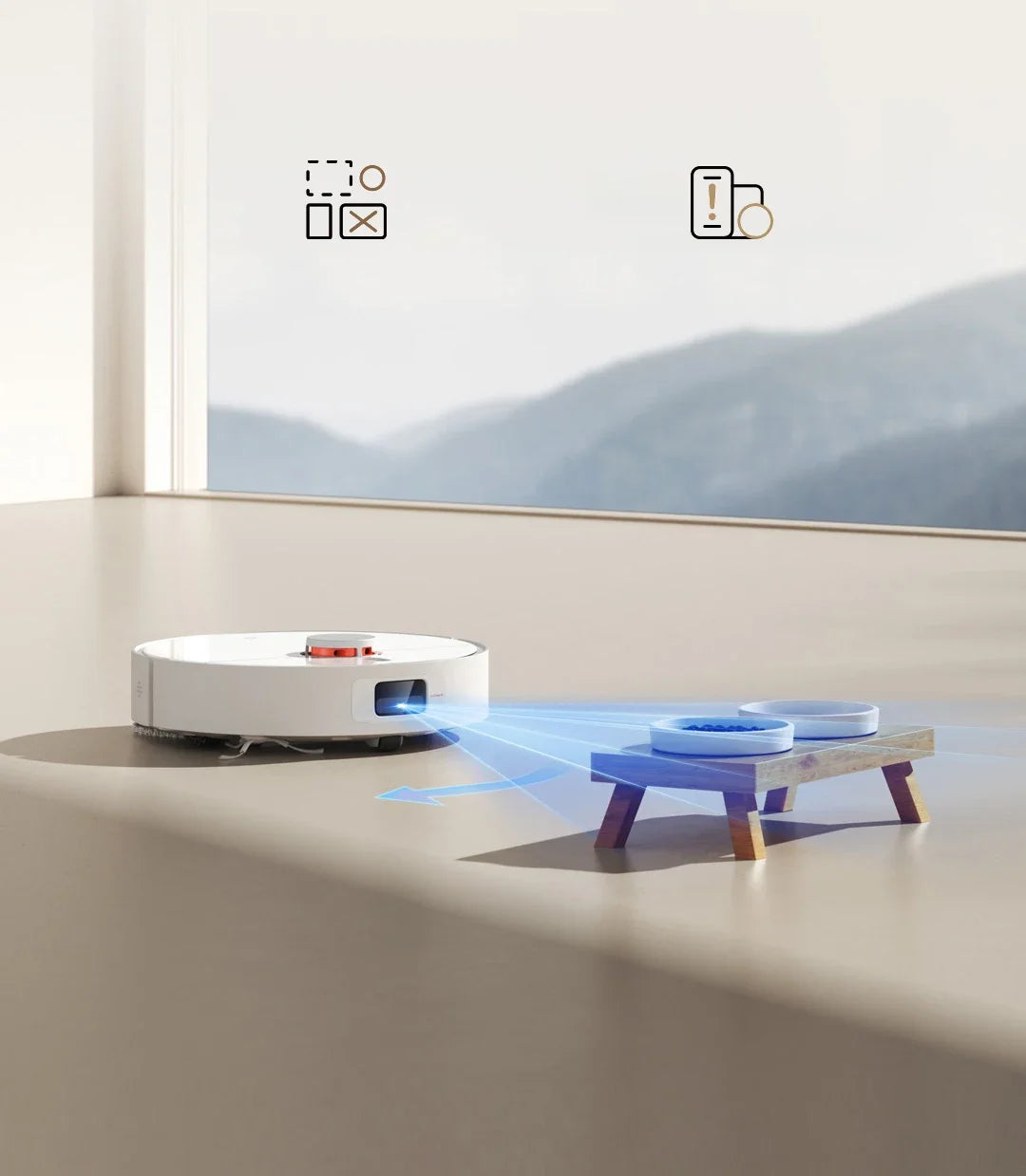 XIAOMI MIJIA H40 Self Robot Vacuum Cleaners Mop CN 6000PA Cyclone Suction Smart Home Sweeping High Speed Rotary Scrubbing