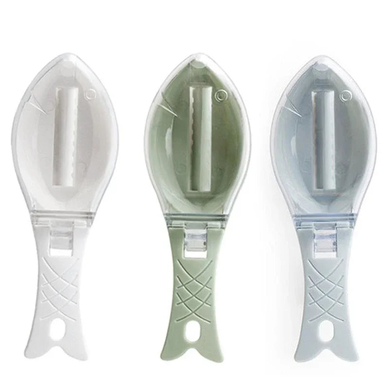 Fish scale spatula, fish skin brush, shellfish tools, quick fish scale spatula, cleaning knife, kitchen accessories