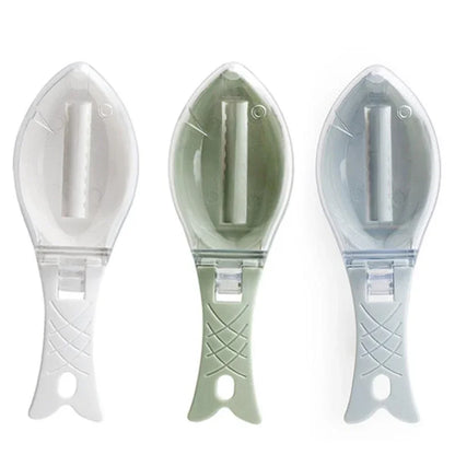Fish scale spatula, fish skin brush, shellfish tools, quick fish scale spatula, cleaning knife, kitchen accessories