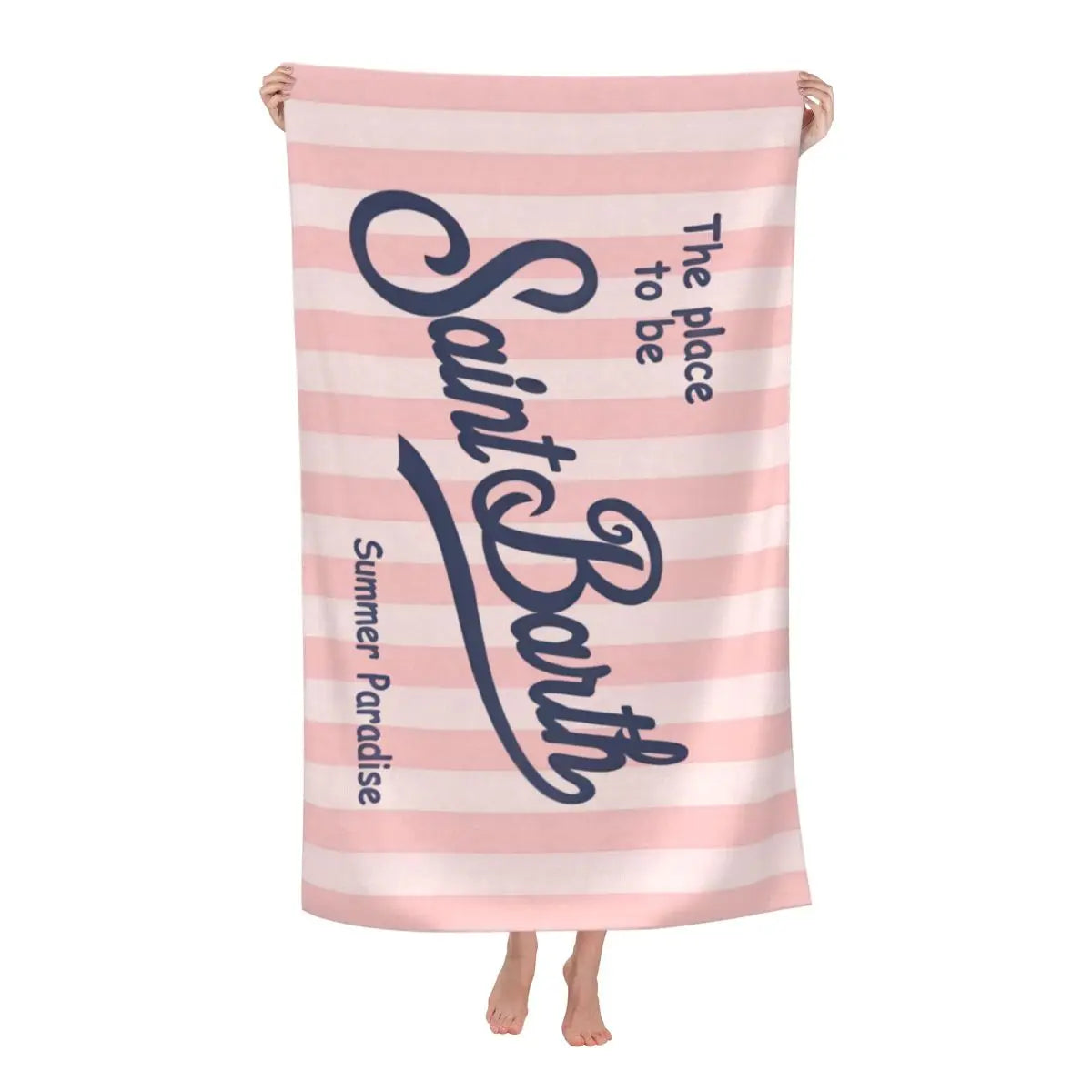 S-Saint B-Barth Beach Towel for Adults – Soft, Absorbent, and Lightweight for Travel