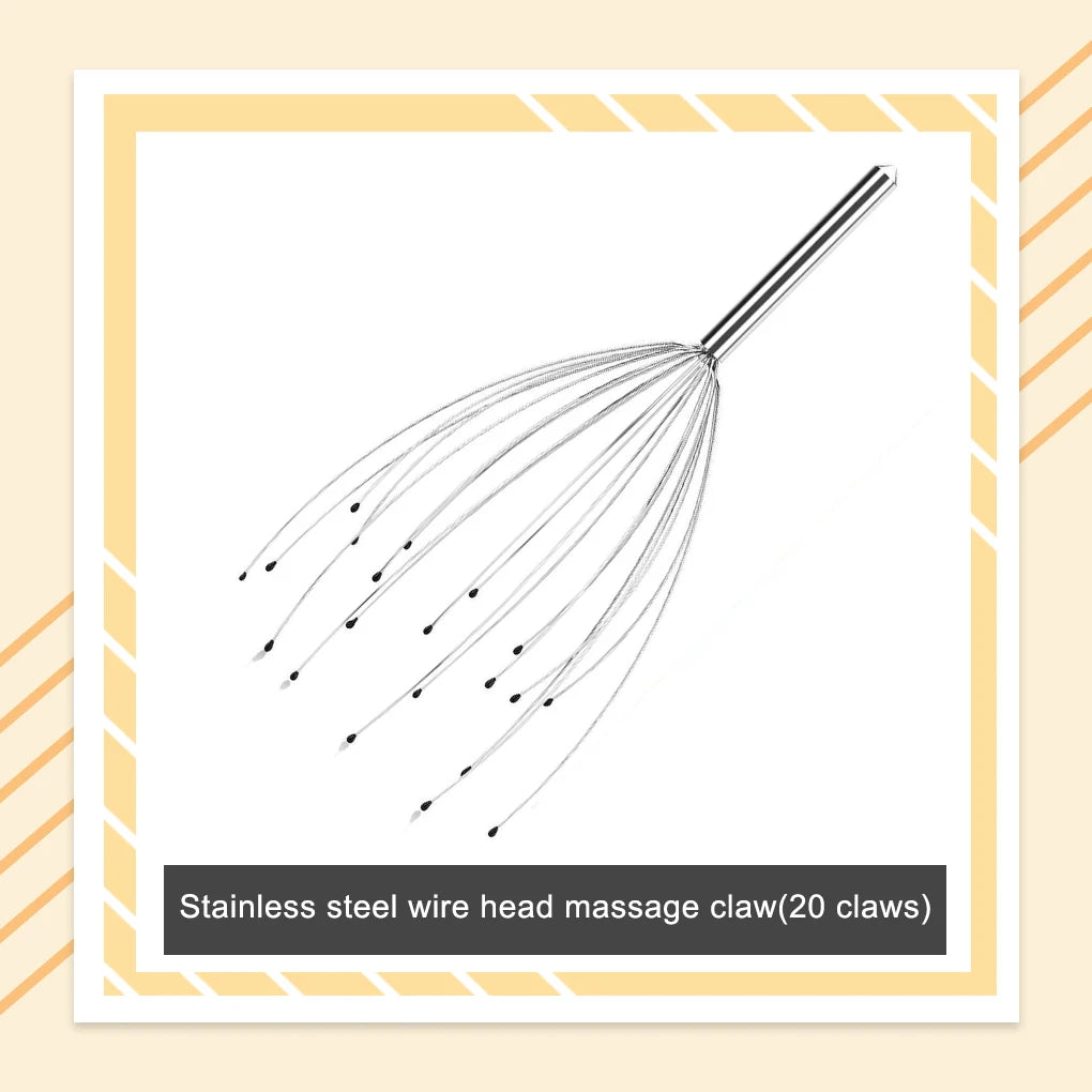 Head Massager Massage Claw Scalp Spa Fine Workmanship Long-lasting Massaging Tool Convenience Simple Operation