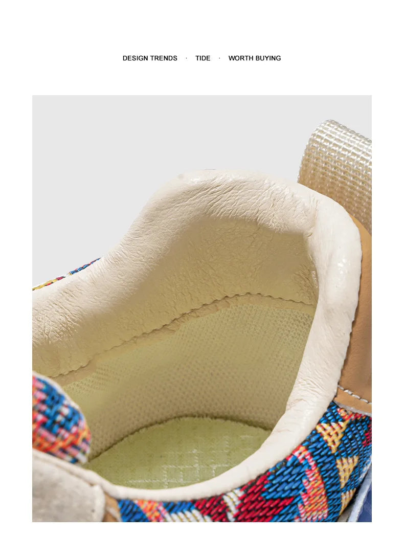 Men's Shoes 2025 Spring New Casual Versatile Comfortable Fashion Trend Niche Non-slip Wear-Resistant Retro Sneakers