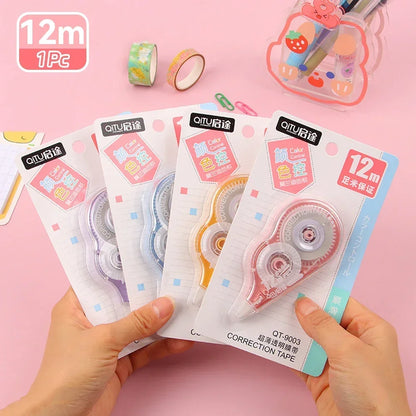 Mini White Correction Tape Multi-style Large Capacity Student Kawaii Error Correction Erasers Student School Stationery Supplies