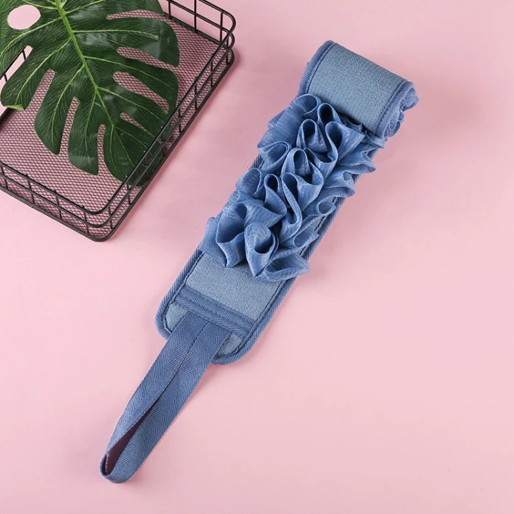 2-in-1 Pullback Towel Strong Rubbing Back Bath Towel Bath Bar Bath Flower Rubbing Mud Home Rubbing Bath Towel