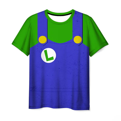 Baby Boys Girls Cartoon T-shirts Children Clothing Tops Tee Kids Boy T Shirt Summer Short Sleeve 3-14 Ys Child Clothes Shorts