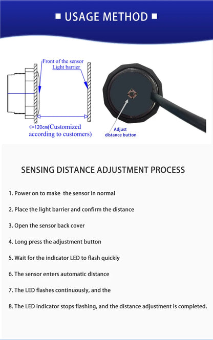 XKC-KD200 Active Infrared Sensors Intelligent Non-contact Sensor Switch for Smart Home Devices