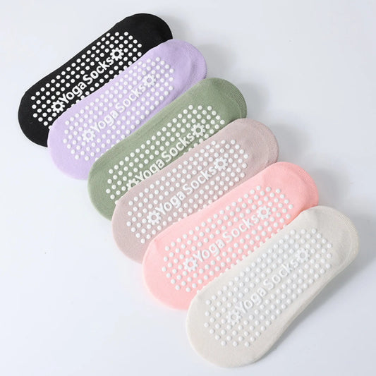 Bandage Yoga Socks for Women Pilates Ballet Dance Cotton Socks Non-Slip Woman Sport Sock Gym Workout Slipper Running Grip Sock