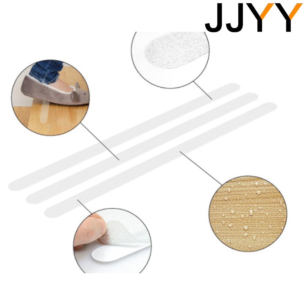 JJYY 6/12/24 Pcs Anti Slip Strips Shower Stickers Colored Non Slip Bath Safety Strips for Bathtub Shower Stairs Floor