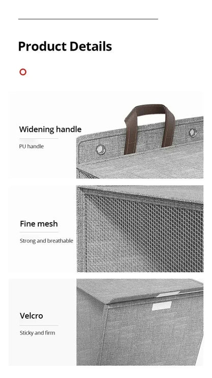 Household Laundry Baskets Foldable Bathrooms Laundry Baskets Large Capacity Multifunctional Waterproof Clothes Storage Basket