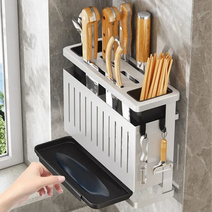 Kitchen Utensils Useful Things Knife Holder Kitchen Knives Stand Chef Accessories Home Items Storage Rack Dining