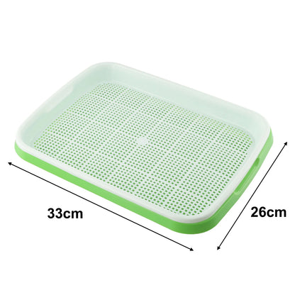Microgreens Sprouter Tray Hydroponic / Sprouting Tray For Sprouts Vegetable Horticultural Garden DIY Nursery Potted