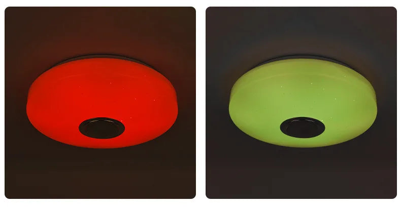 RGB Smart Ceiling Light LED Interior Home Decorative Light 42W 60W 220V Luster Dimming Remote Control WIFI Bluetooth Living Room