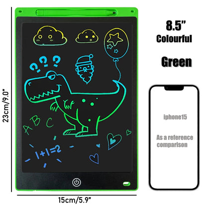 LCD Writing Tablet Doodle Board,8.5 inch Colorful Drawing Pad, Electronic Drawing Tablet, Drawing Pads, Travel Gifts for Kids