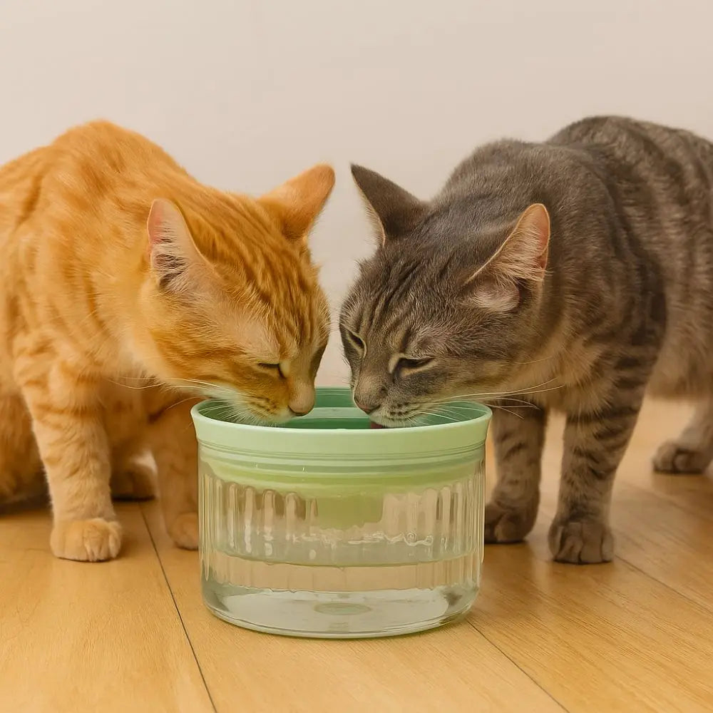 Large Capacity Pet Water Bowl Detachable Anti Splash Dog Floating Bowl Anti-tipping Anti Wetting Mouth Automatic Dog Bowl Travel