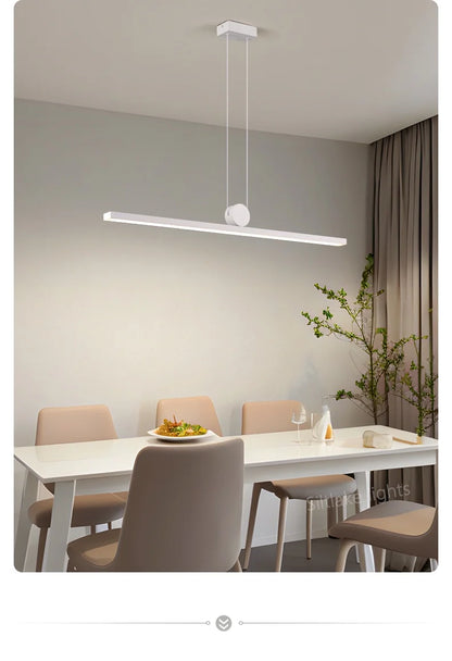 restaurant lamps kitchen dining room chandelier designer modern dining lamp Nordic black lights dining table bar lamp long light