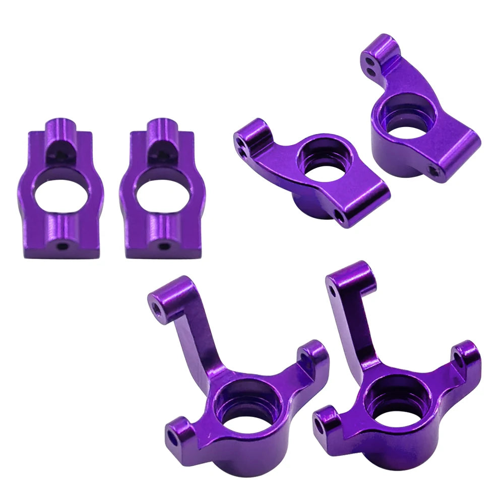 Front Steering Knuckles, Caster Blocks C Hubs and Rear Hubs Meta Aluminum For Losi Micro b Upgrades Parts 1/24 Accessories Rc Ca