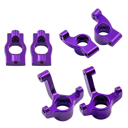 Front Steering Knuckles, Caster Blocks C Hubs and Rear Hubs Meta Aluminum For Losi Micro b Upgrades Parts 1/24 Accessories Rc Ca