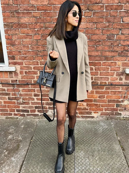 Blazer Woman Fashion Office Wear for Women Professional Autumn winter Female Coat Elegant Youth Blazer Office Outfits