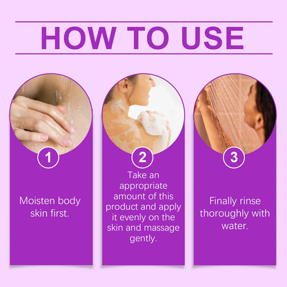 Herbal Floral Warm Nourishing Shower Gel Long-Lasting Jasmine Fragrance Moisturizing Clean Skin Care Bath Gel