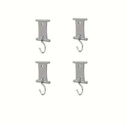 4/8Pcs S-Shaped Camping Awning Hooks Clips RV Tent Hangers Light Hangers For Caravan Camper Hooks Accessories Outdoor Supplies