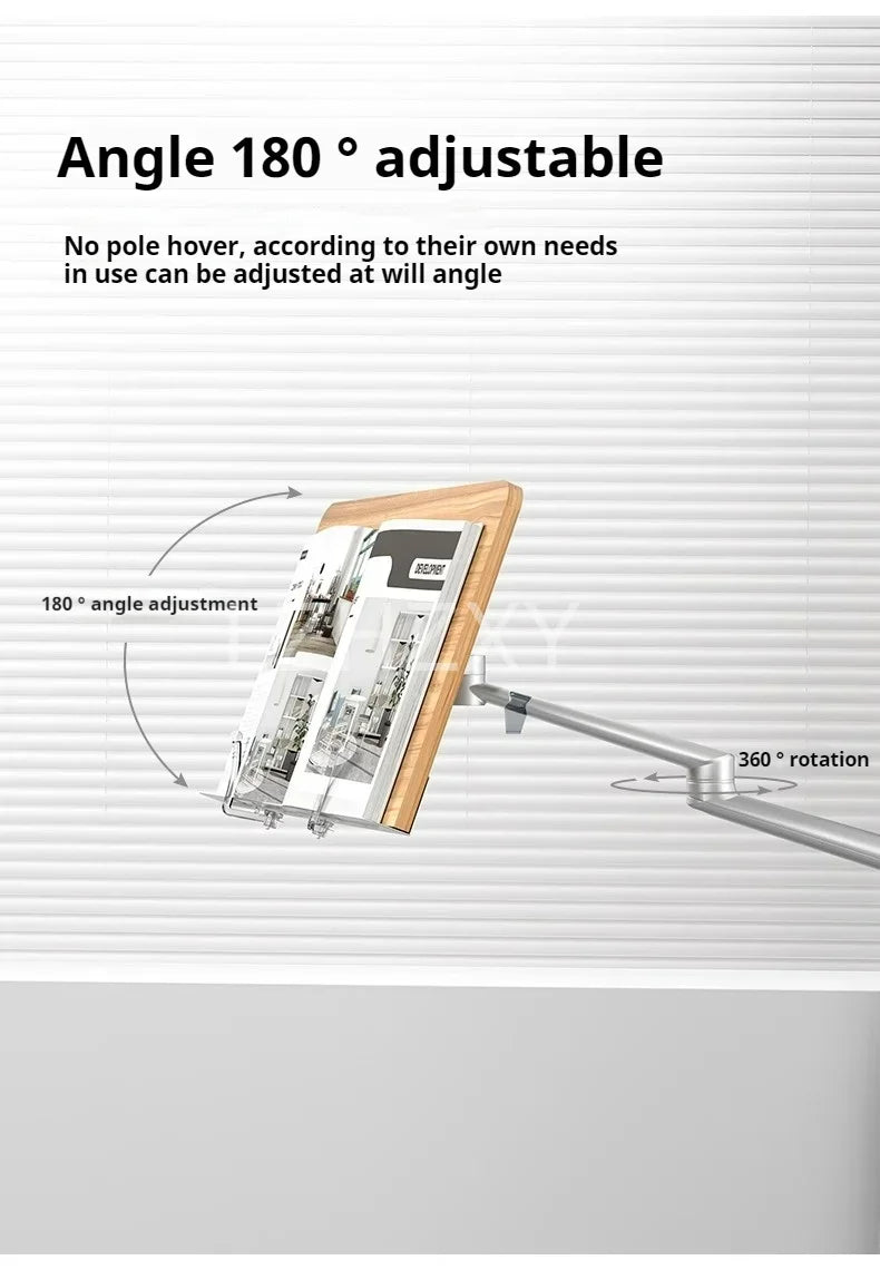 The laptop stand movable suspended and adjustable and the lazy reading stand standing Laptop Parts Accessories Office equipment