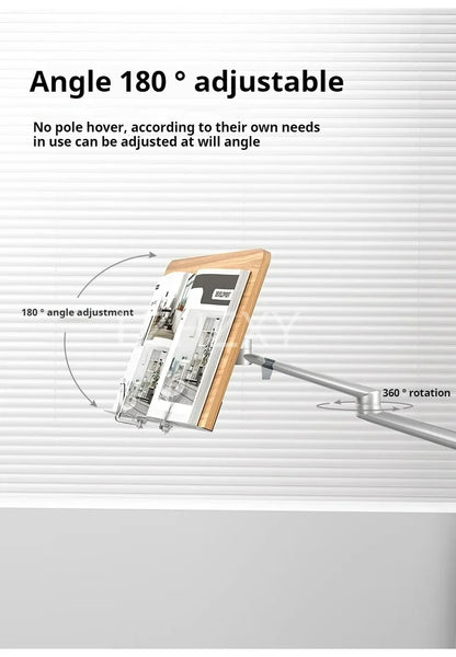 The laptop stand movable suspended and adjustable and the lazy reading stand standing Laptop Parts Accessories Office equipment