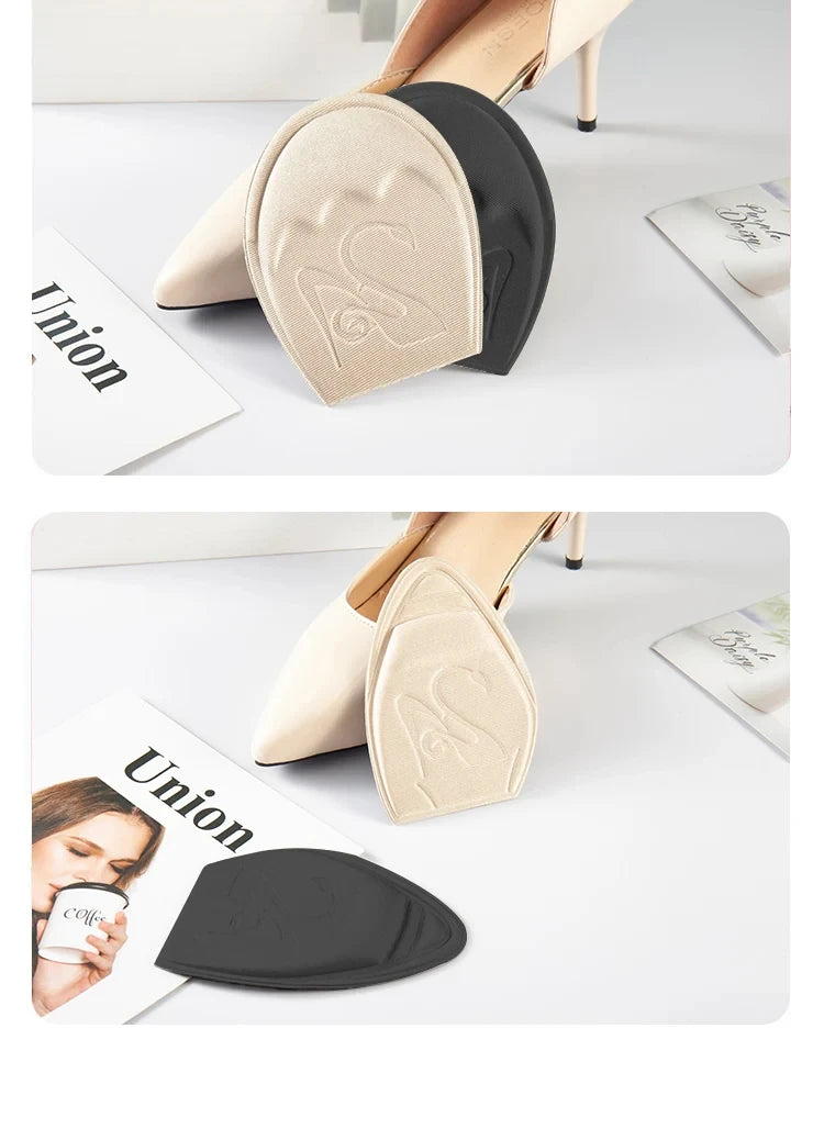 Half Insoles for Shoes Inserts Forefoot Pad Non-slip Sole Toe Plug Cushion Reduce Shoe Size Filler High Heels Pain Relief Pads